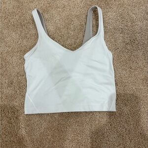 White Lululemon align tank top